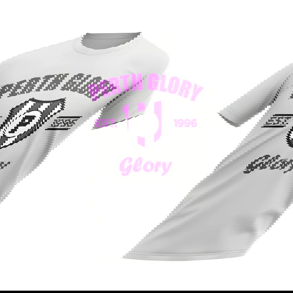 Perth Glory Established Football T-Shirt (White)