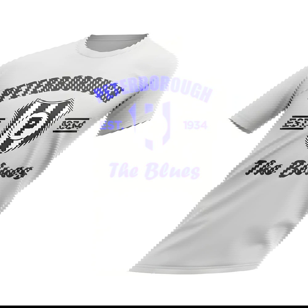 Peterborough Established Football T-Shirt (White)