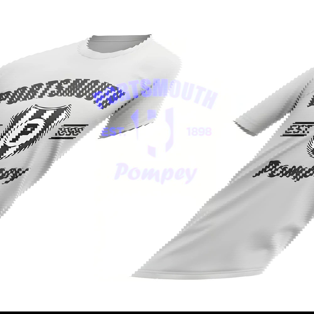 Portsmouth Established Football T-Shirt (White)