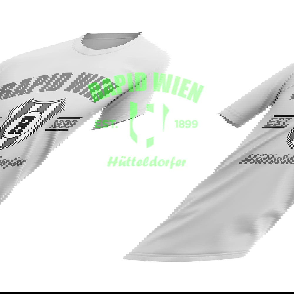 Rapid Wien Established Football T-Shirt (White)