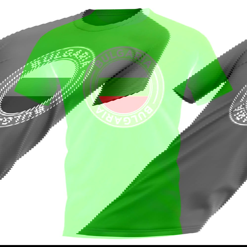 Bulgaria Football Badge T-Shirt (Green)
