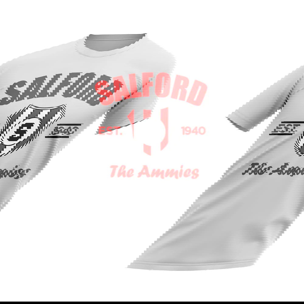 Salford City Established Football T-Shirt (White)