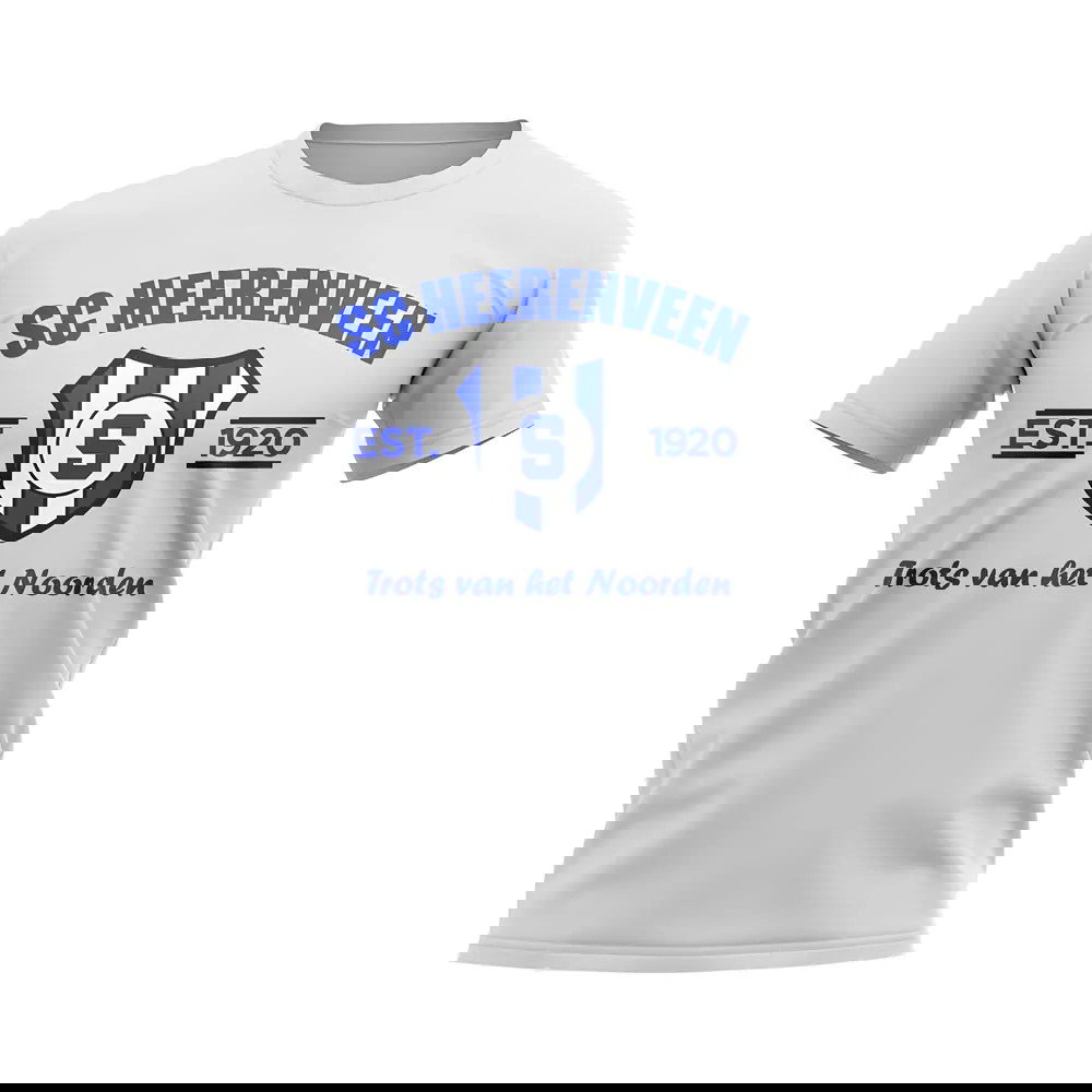 SC Heerenveen Established Football T-Shirt (White)