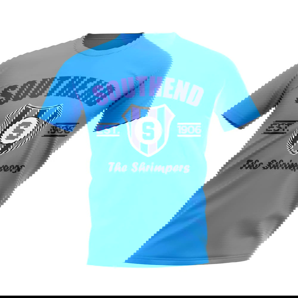 Southend Established Football T-Shirt (Sky)