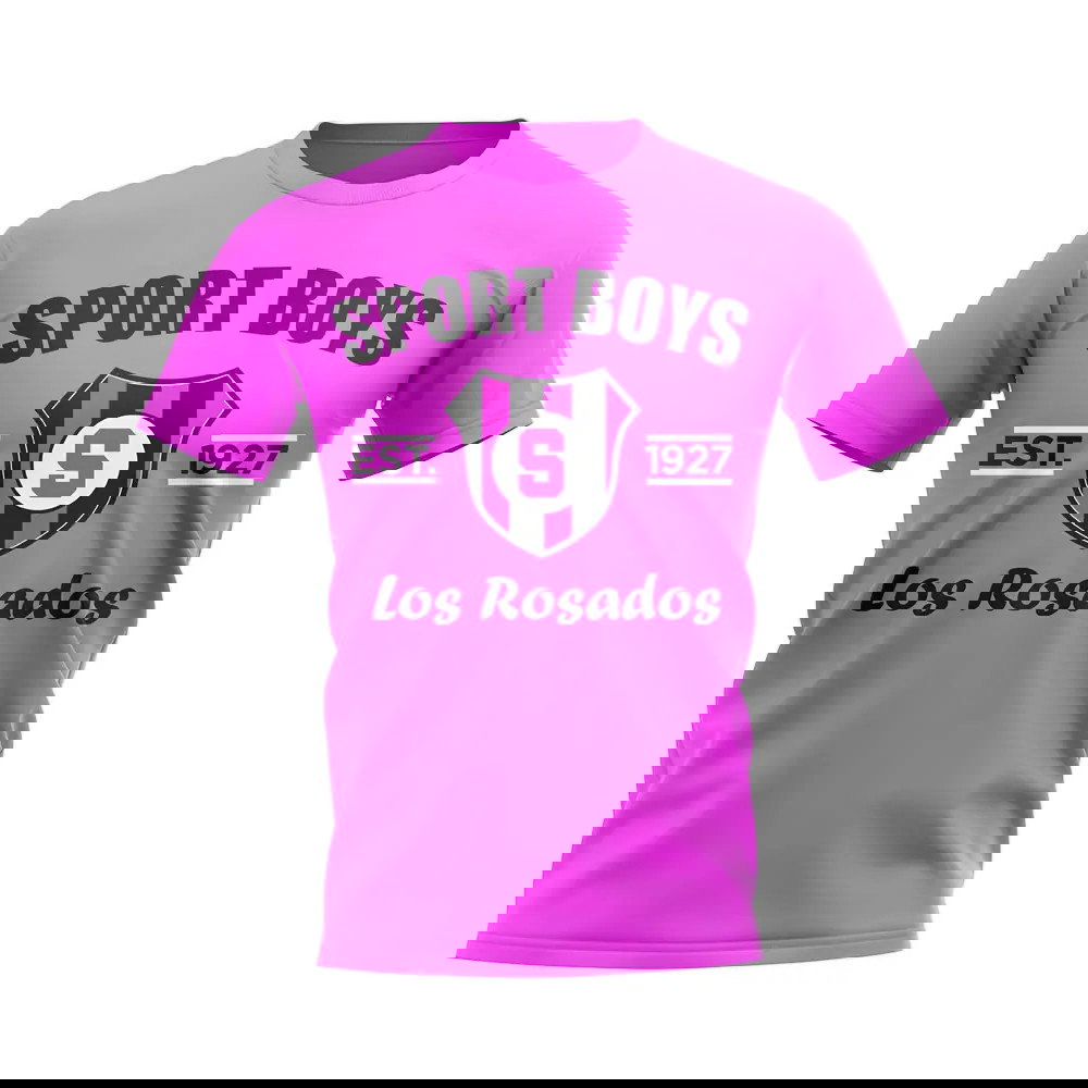 Sport Boys Established Football T-Shirt (Pink)