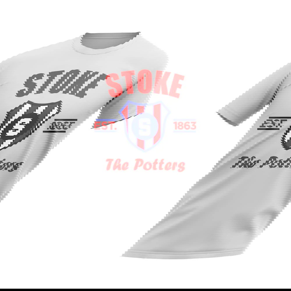 Stoke Established Football T-Shirt (White)