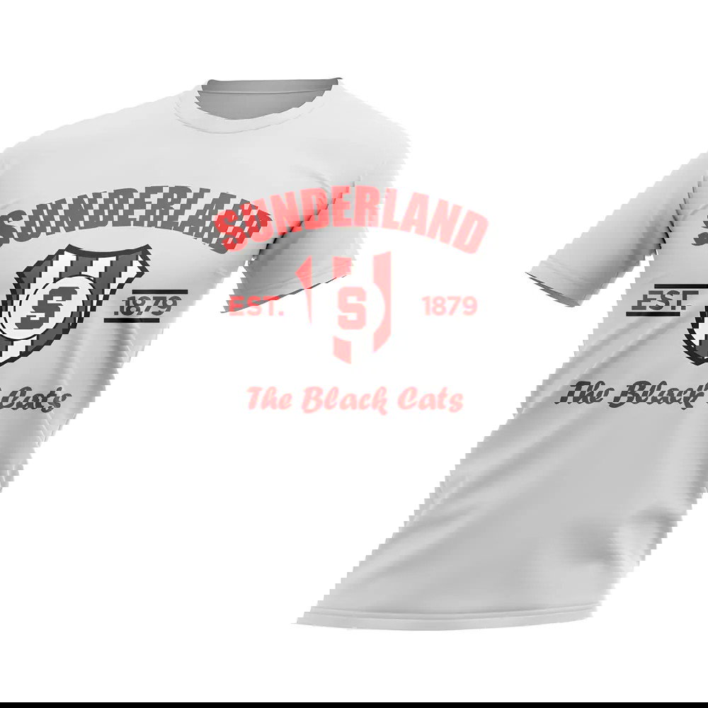 Sunderland Established Football T-Shirt (White)