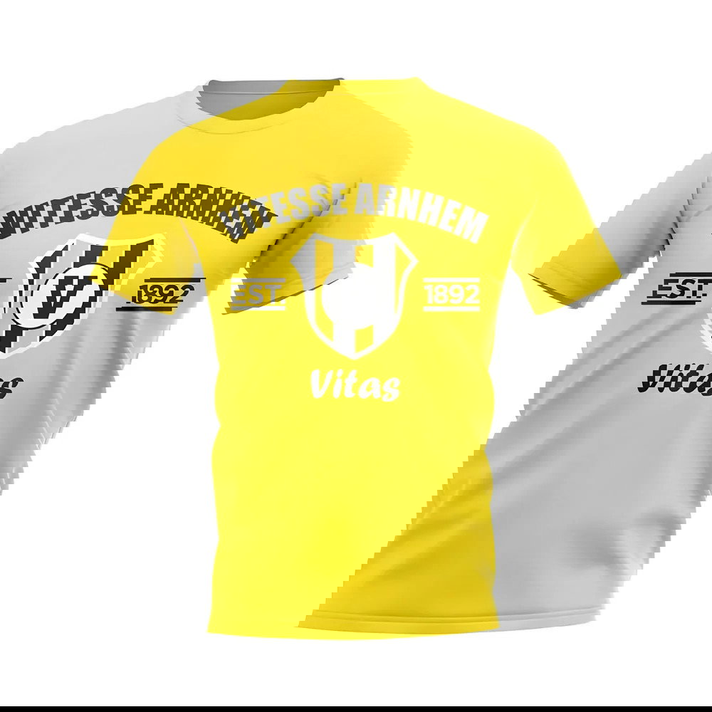 Vitesse Established Football T-Shirt (Yellow)