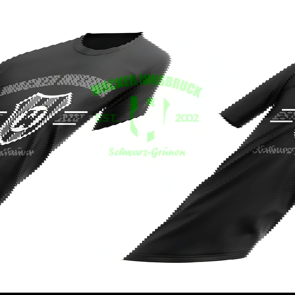 Wacker Innsbruck Established Football T-Shirt (Black)