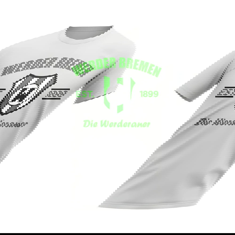 Werder Bremen Established Football T-Shirt (White)