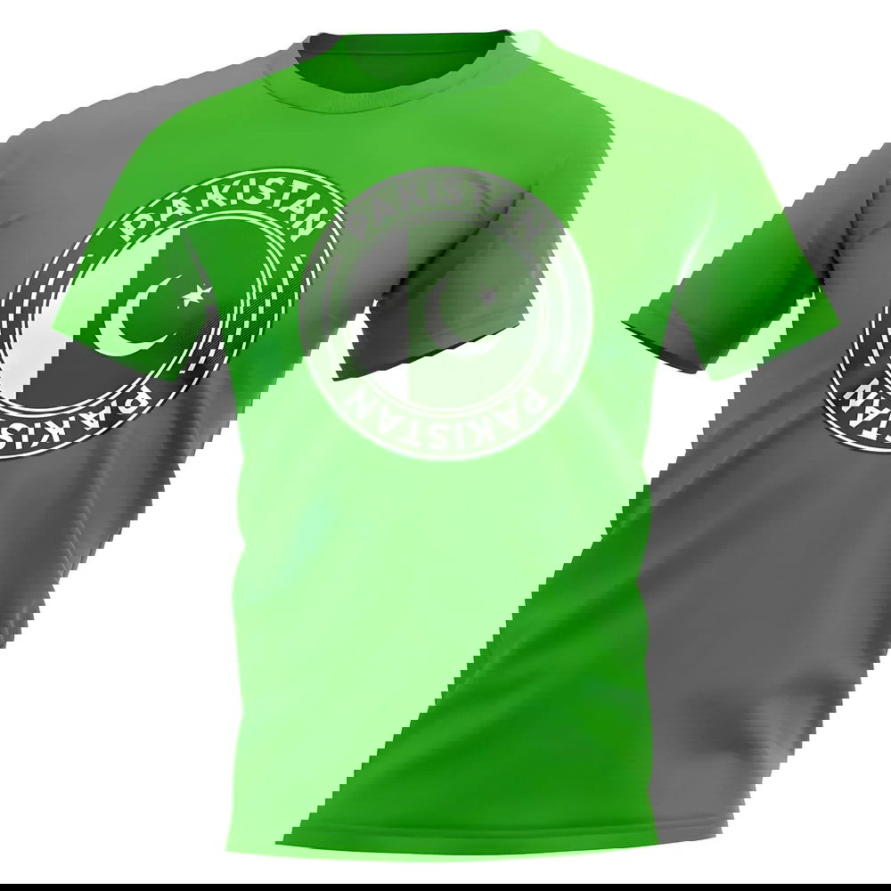 Pakistan Football Badge T-Shirt (Green)