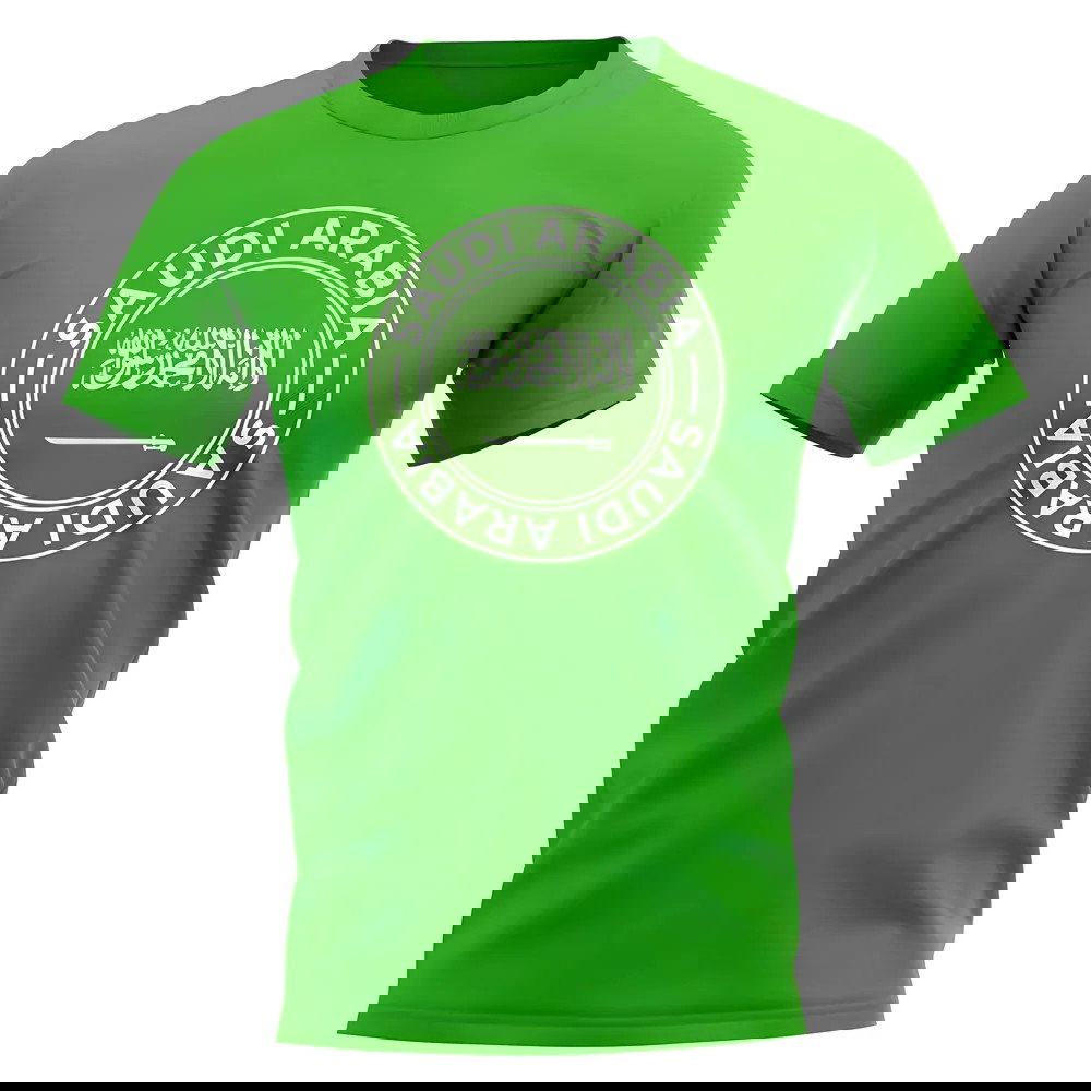 Saudi Arabia Football Badge T-Shirt (Green)