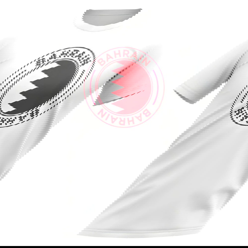 Bahrain Football Badge T-Shirt (White)