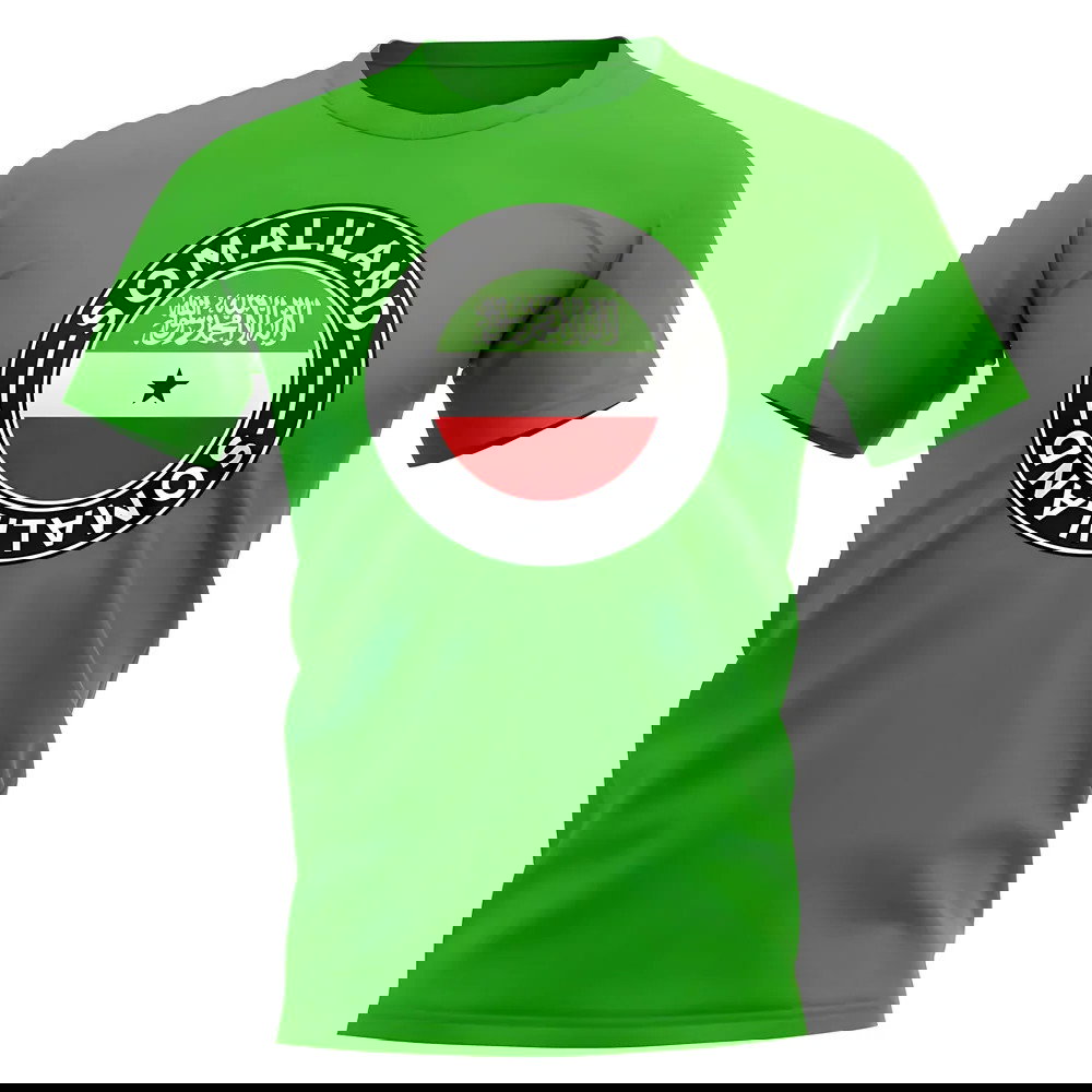 Somaliland Football Badge T-Shirt (Green)