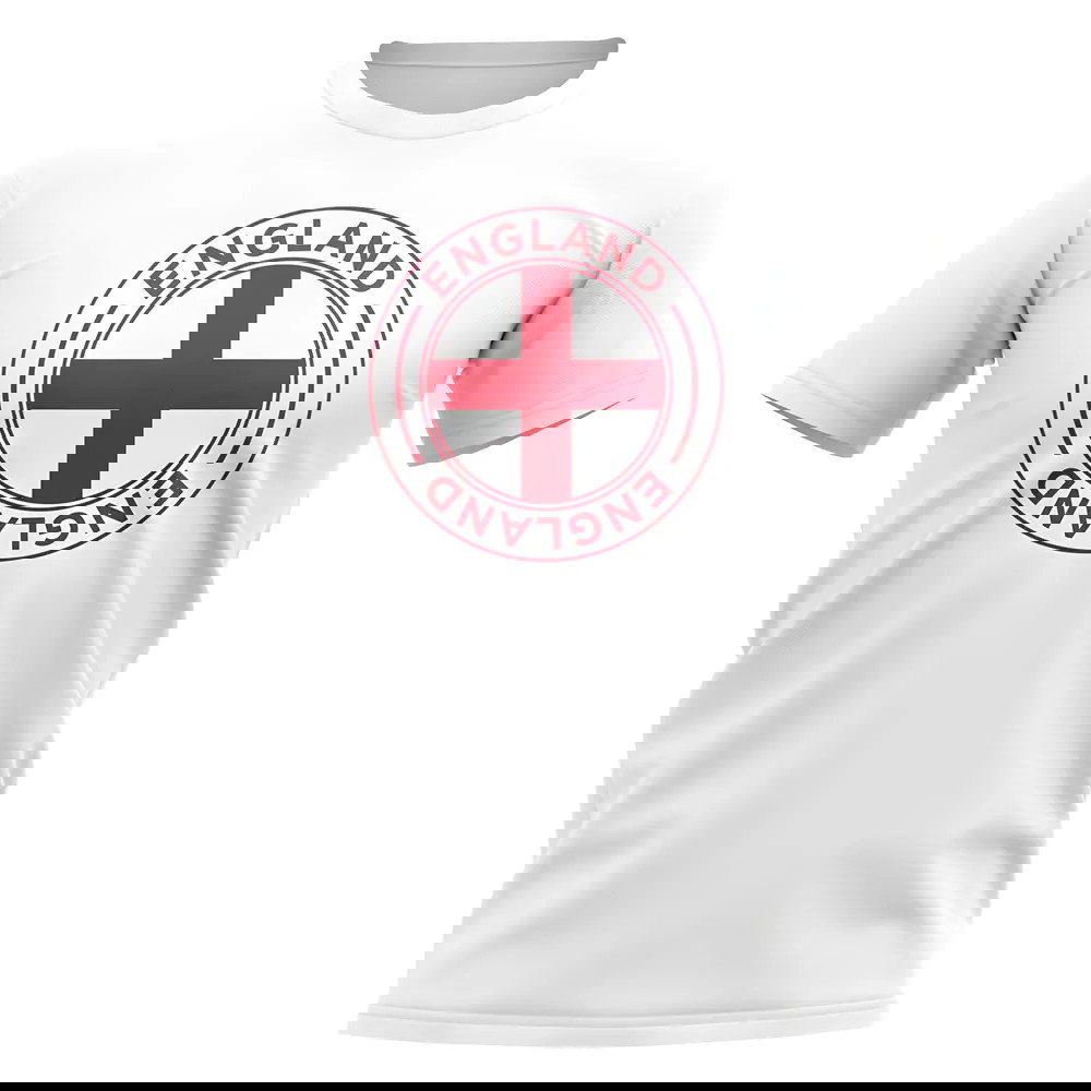 England Football Badge T-Shirt (White)