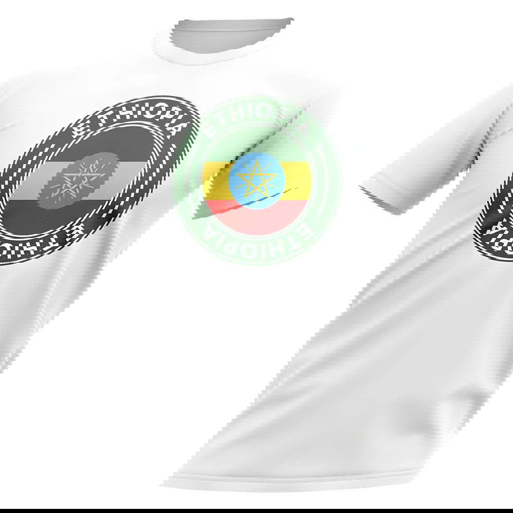 Ethiopia Football Badge T-Shirt (White)
