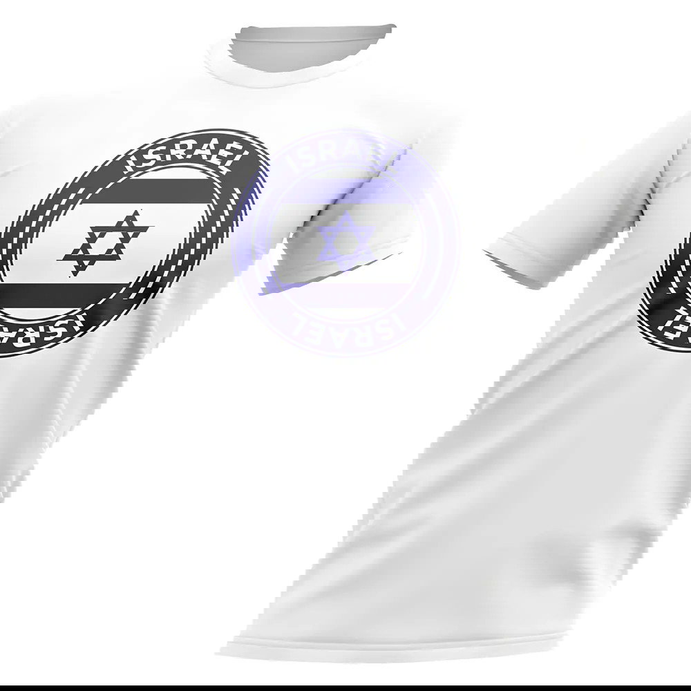 Israel Football Badge T-Shirt (White)