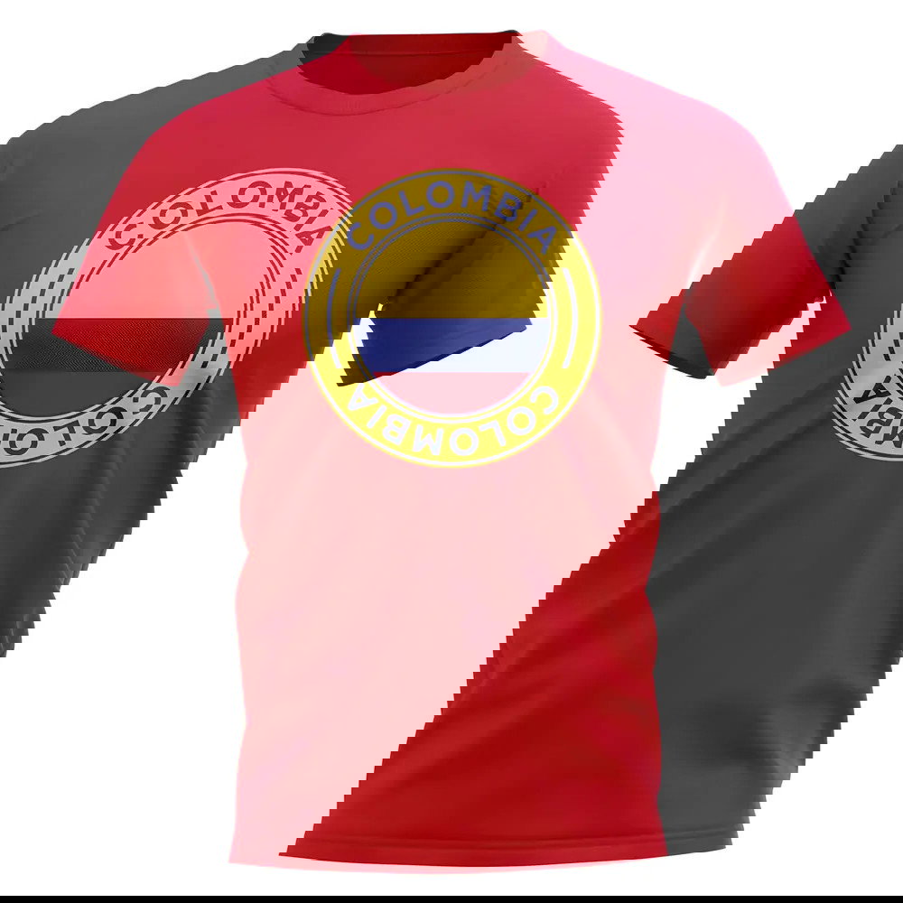 Colombia Football Badge T-Shirt (Red)