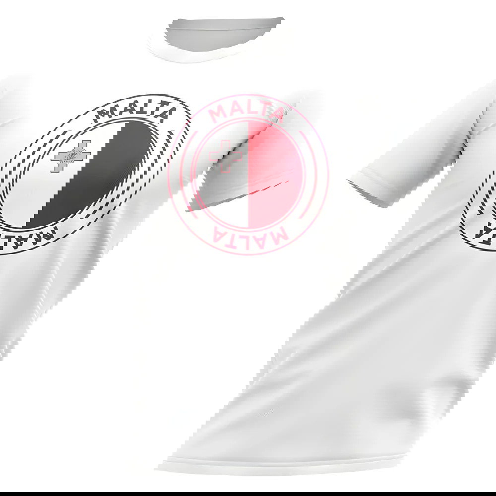 Malta Football Badge T-Shirt (White)