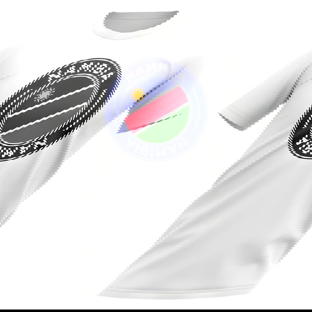 Namibia Football Badge T-Shirt (White)