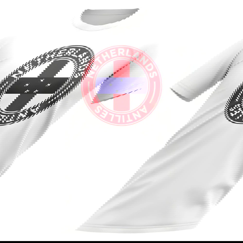Netherlands Antilles Football Badge T-Shirt (White)