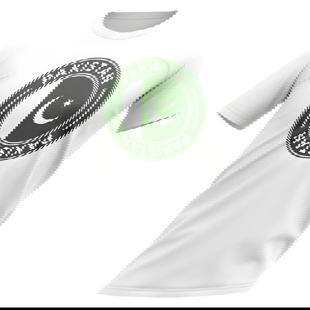 Pakistan Football Badge T-Shirt (White)