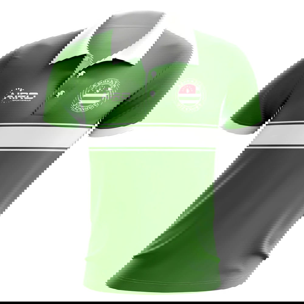 Abhkazia Concept Stripe Polo Shirt (Green)