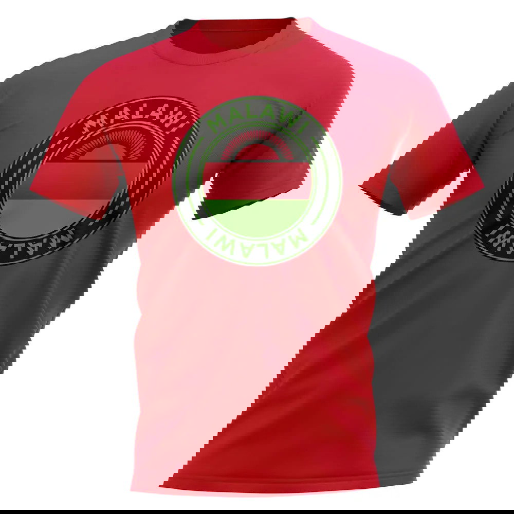 Malawi Football Badge T-Shirt (Red)