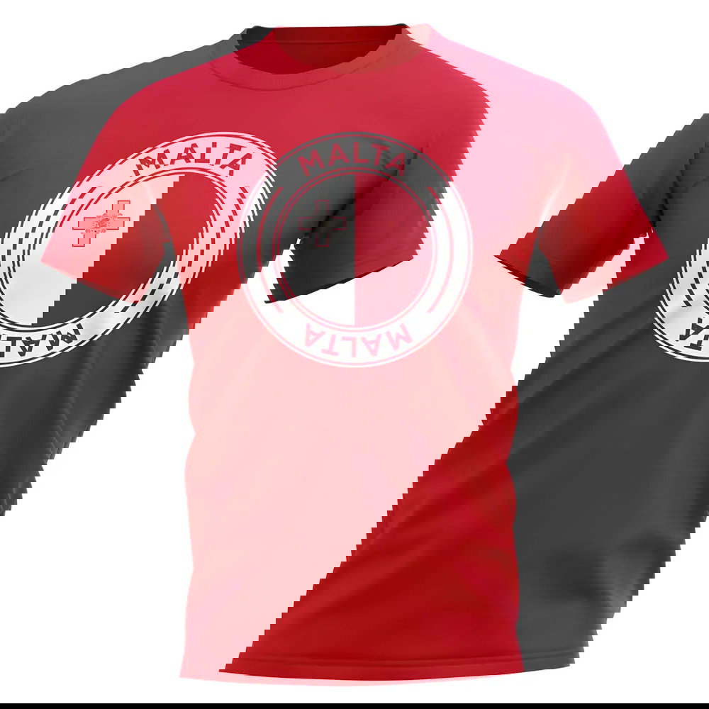 Malta Football Badge T-Shirt (Red)