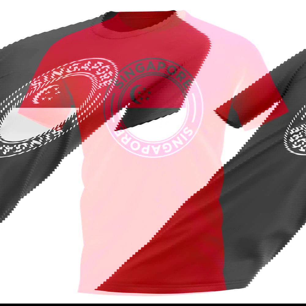 Singapore Football Badge T-Shirt (Red)