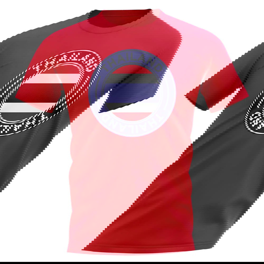 Thailand Football Badge T-Shirt (Red)