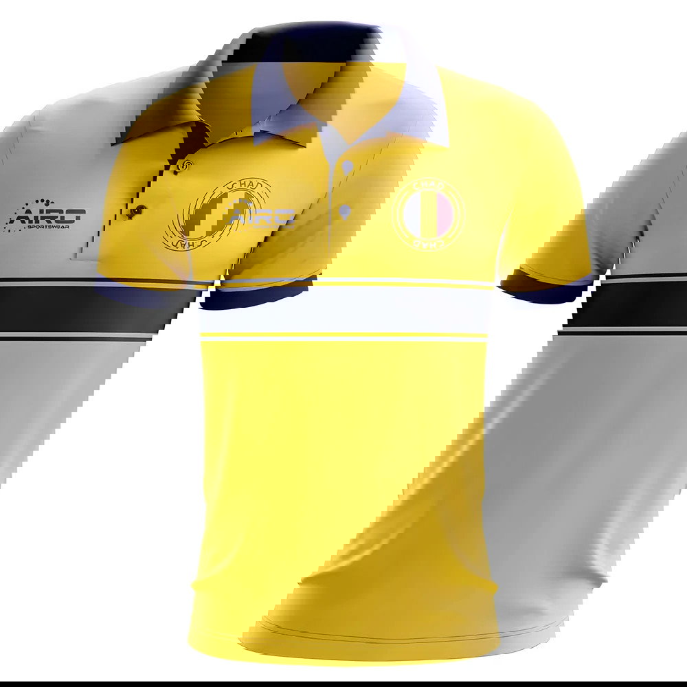 Chad Concept Stripe Polo Shirt (Yellow) - Kids