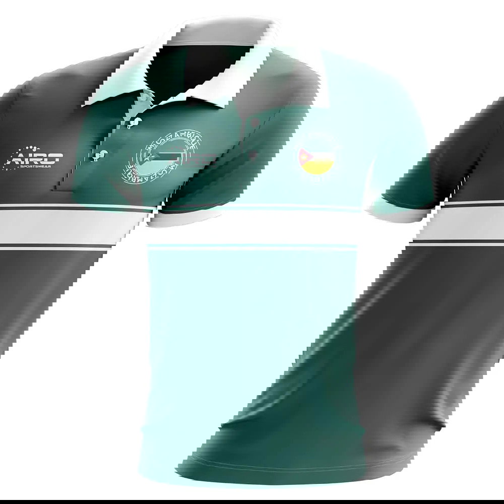 Mozambique Concept Stripe Polo Shirt (Green)