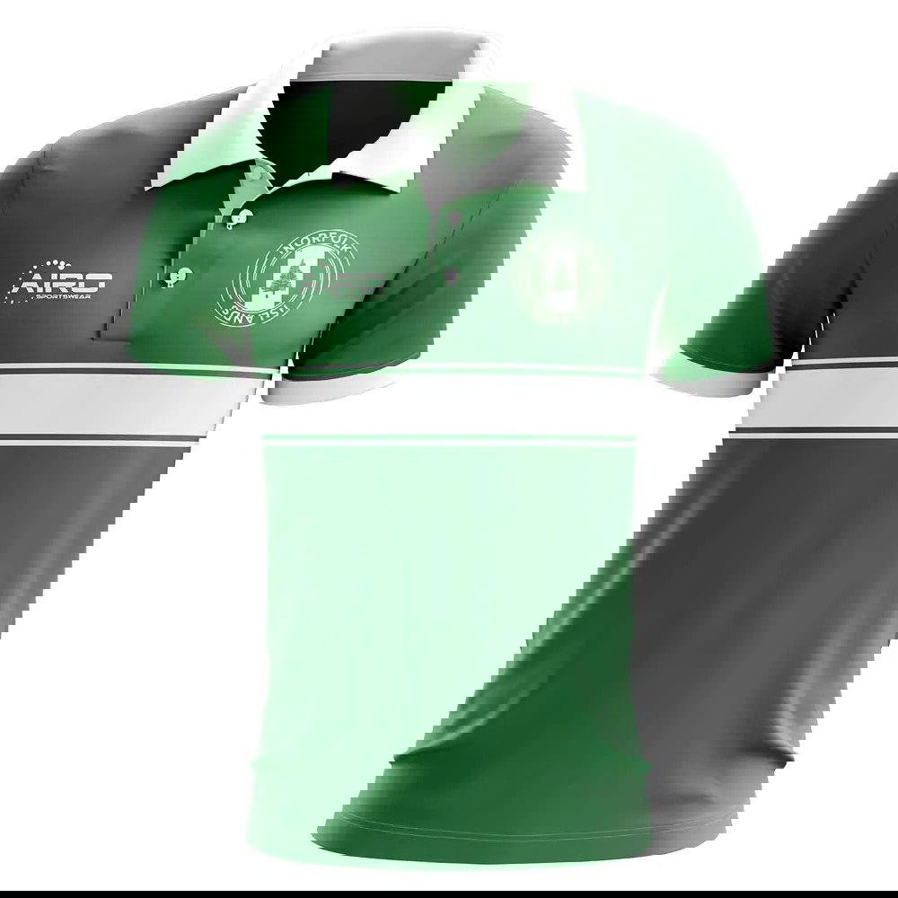 Norfolk Islands Concept Stripe Polo Shirt (Green)