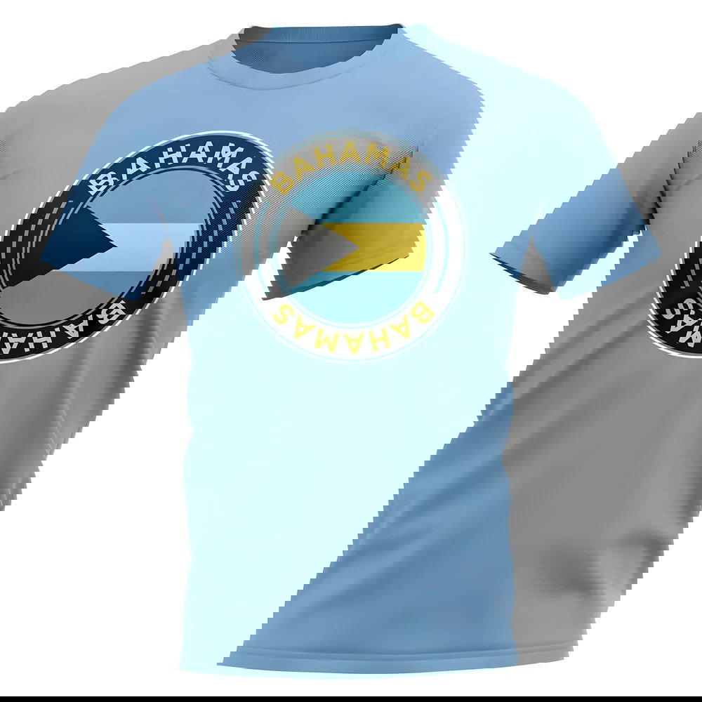 Bahamas Football Badge T-Shirt (Sky)