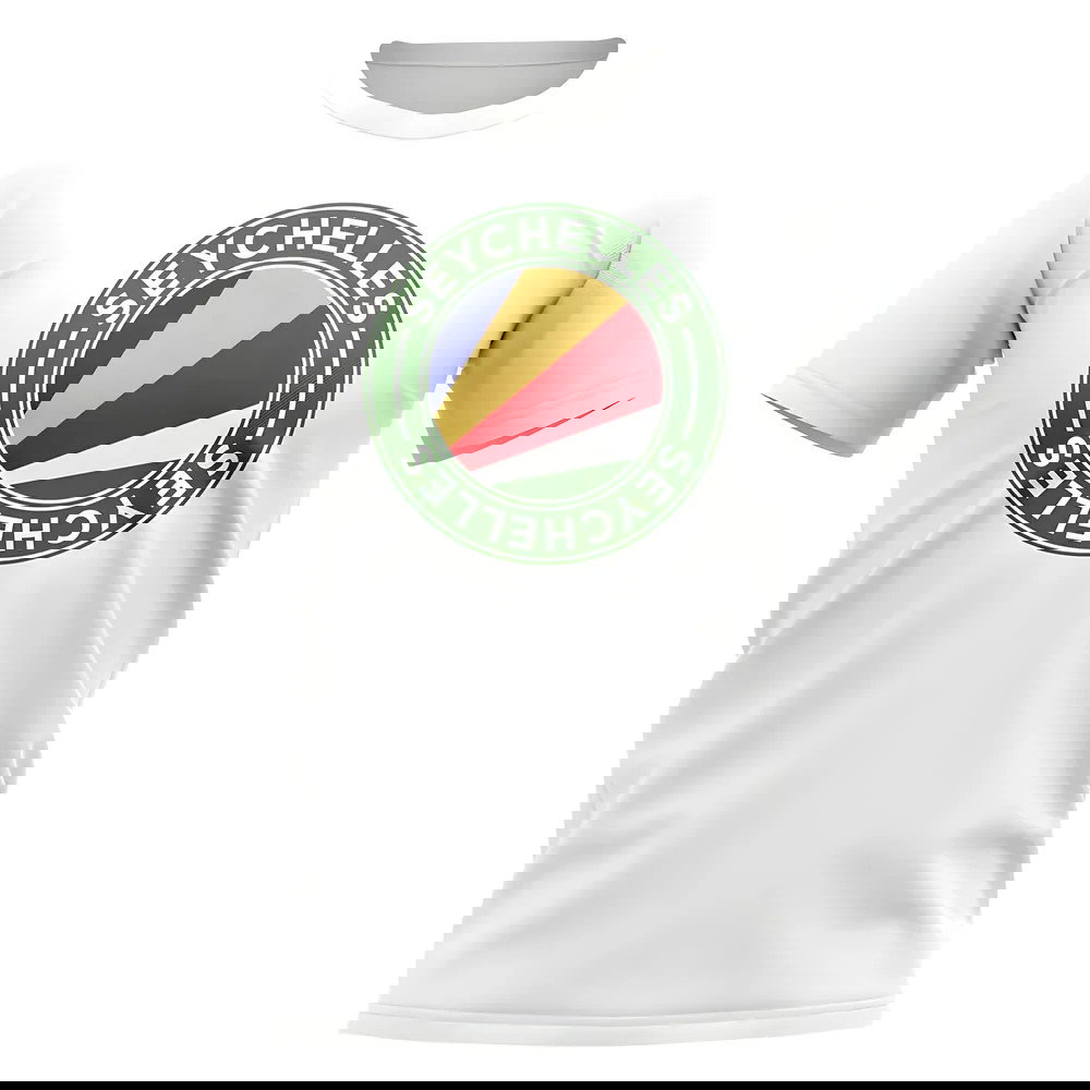 Seychelles Football Badge T-Shirt (White)
