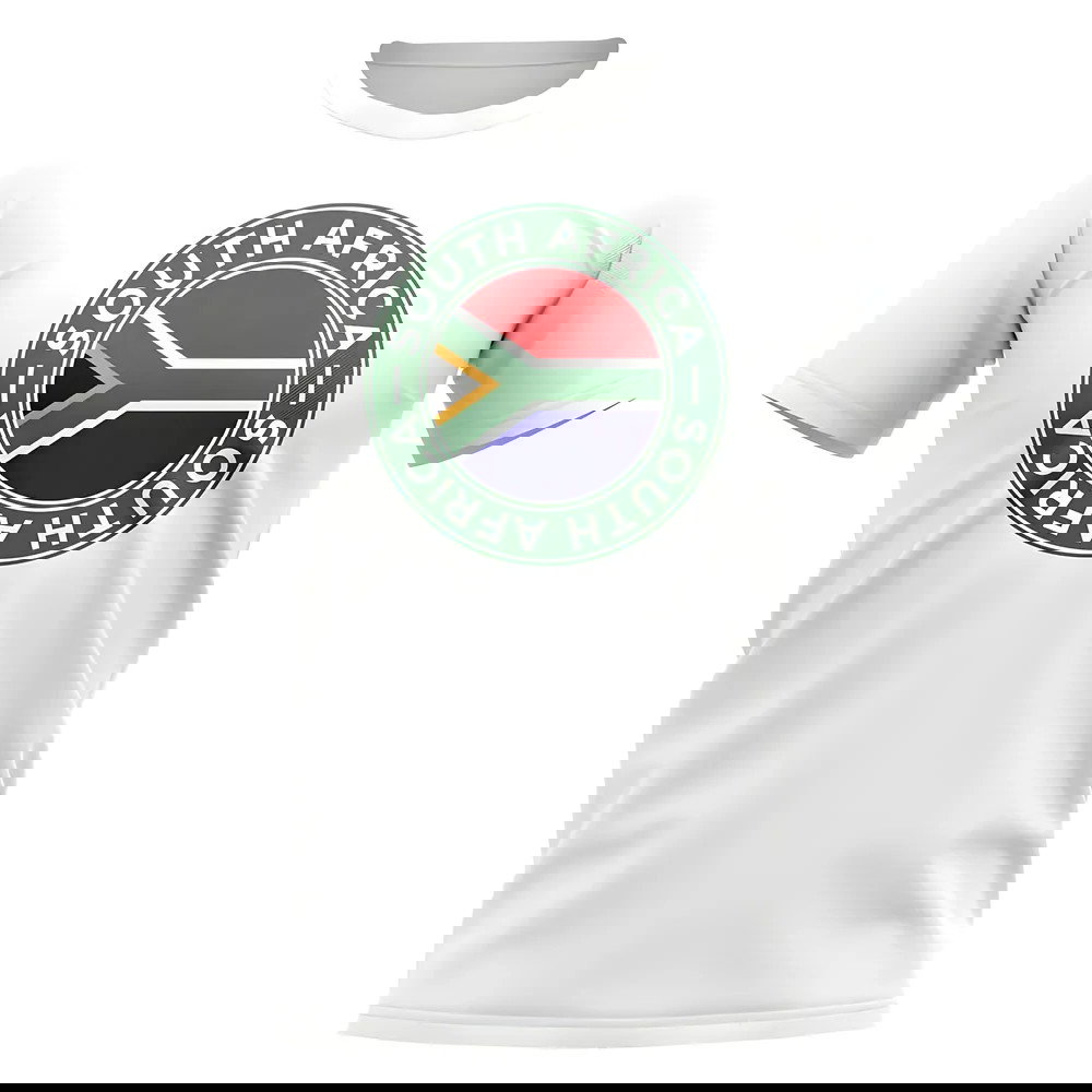 South Africa Football Badge T-Shirt (White)