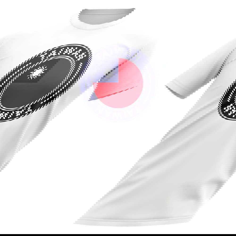 Taiwan Football Badge T-Shirt (White)