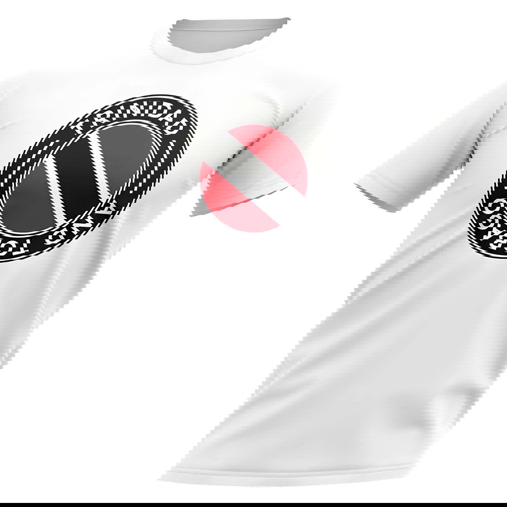 Trinidad and Tobago Football Badge T-Shirt (White)
