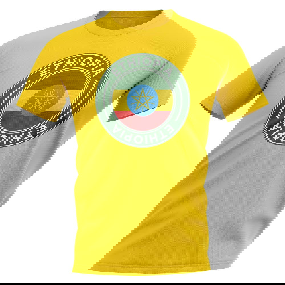 Ethiopia Football Badge T-Shirt (Yellow)