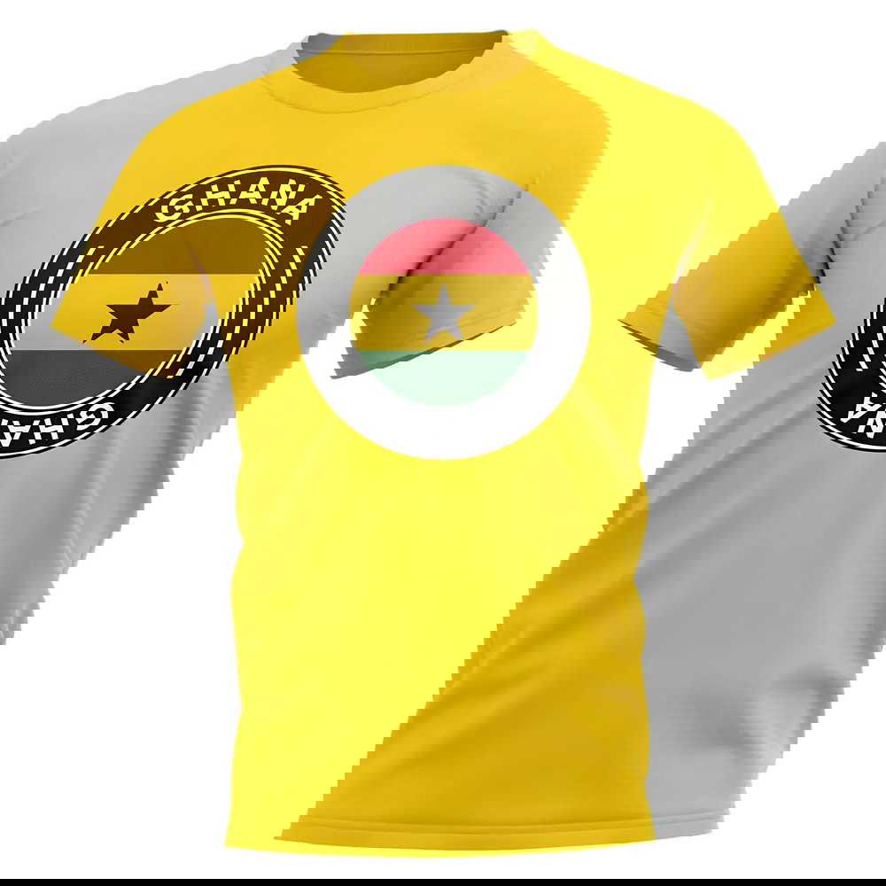 Ghana Football Badge T-Shirt (Yellow)