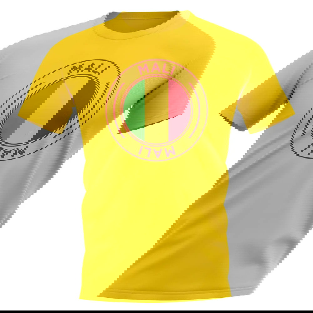 Mali Football Badge T-Shirt (Yellow)
