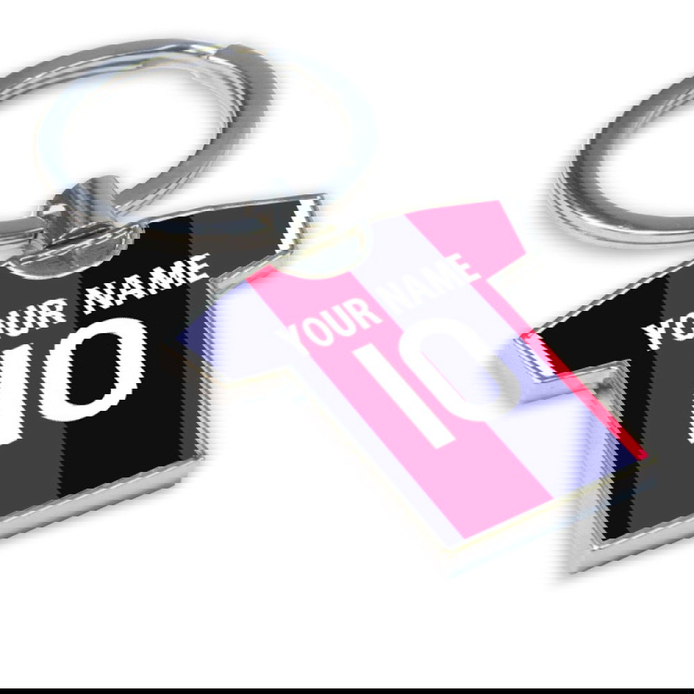 Personalised Bologna Football Shirt Key Ring