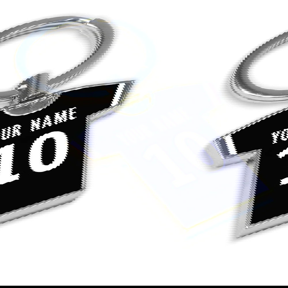 Personalised Bordeaux Football Shirt Key Ring