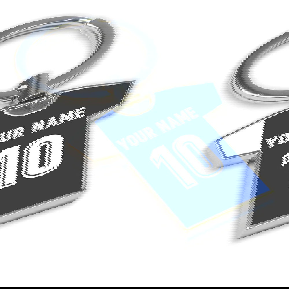 Personalised Deportivo Football Shirt Key Ring