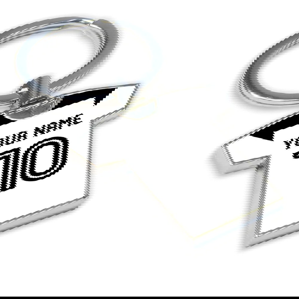 Personalised Derby County Football Shirt Key Ring