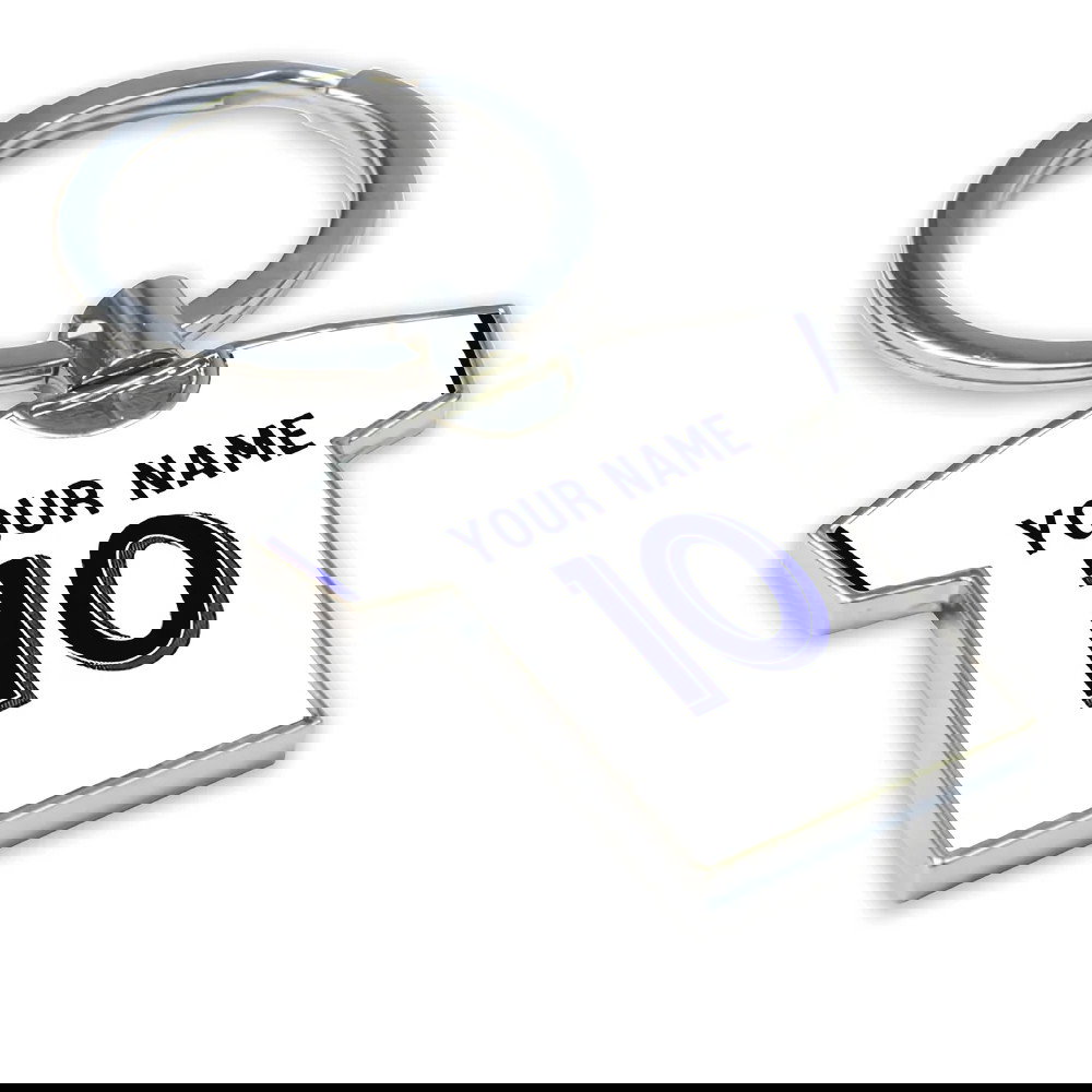 Personalised LA Galaxy Football Shirt Key Ring