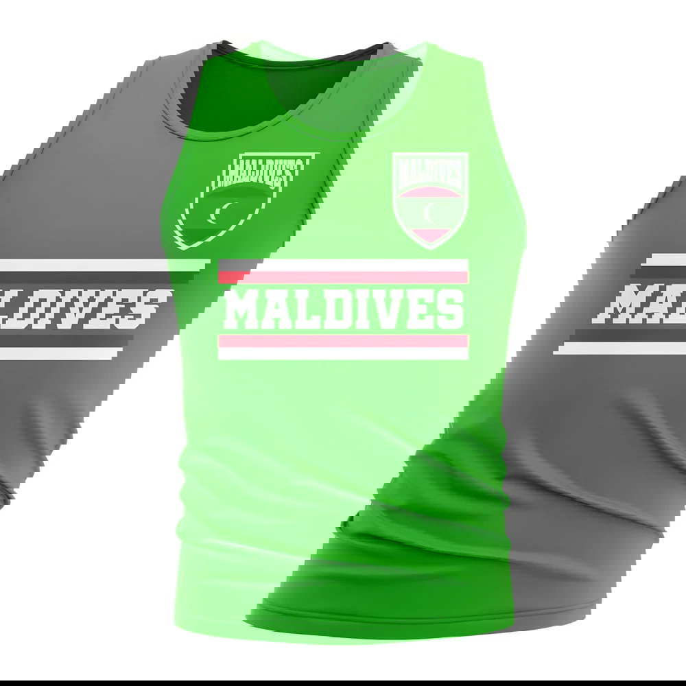 Maldives Core Football Country Sleeveless Tee (Green)