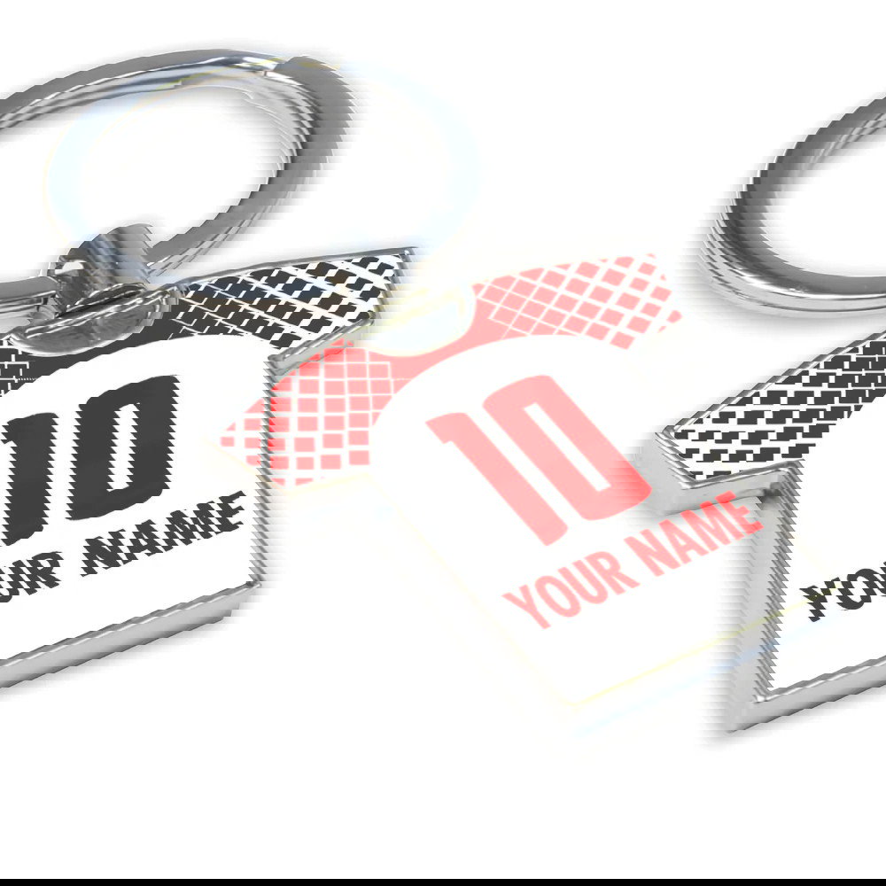 Personalised RB Leipzig Football Shirt Key Ring