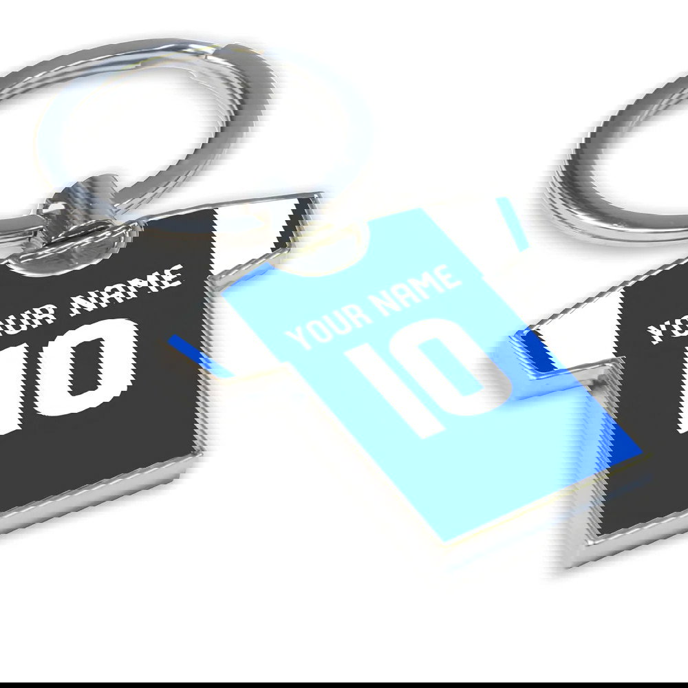 Personalised St Johnstone Football Shirt Key Ring